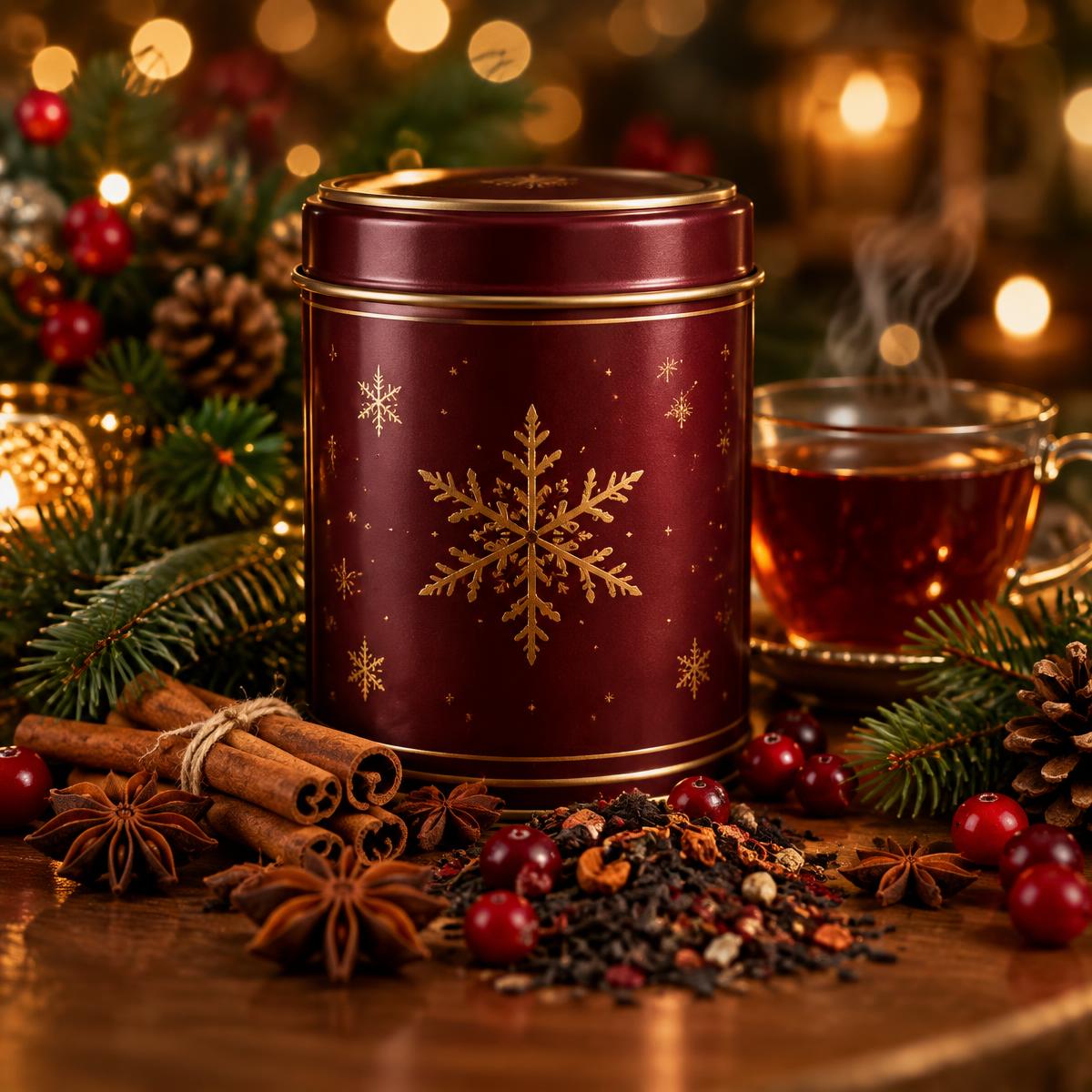 Royal Winter tea tin